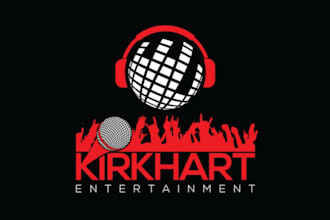 design modern musician, studio, rock, hip hop dj music logo