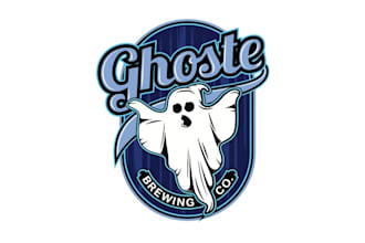 design custom ghoste brewery company logo