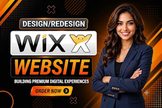 design, redesign wix website, wix store or wix ecommerce shop