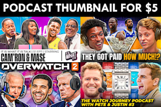 design a podcast thumbnail that attracts more listeners