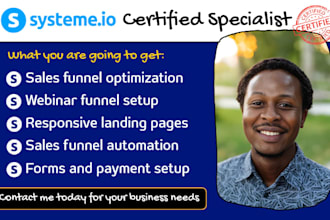 build systeme io sales funnel systeme io webinar funnel systeme io landing pages