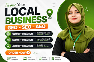 do geo seo aeo services on website to get leads from ai search and google