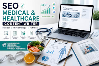 seo healthcare blogs, physiotherapy and nutrition articles