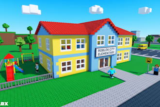build a professional roblox map, environment, terrain, open world map for you