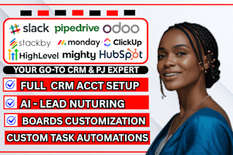 build ai powered lead nurturing and follow up automation on monday zoho hubspot