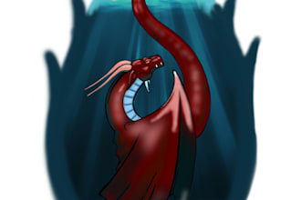 design a custom fantasy creature, dragon or magical companion