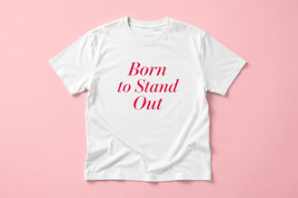create minimalist typography tshirt designs for etsy redbubble and pod stores