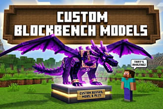create high quality custom minecraft mobs in blockbench