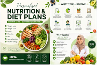 be your dietitian and make custom diet plans