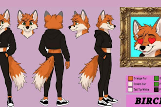furry ref sheet fursona ref sheet anthro character furry oc character design nsf