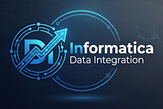 help you on developing elt solutions on informatica platform