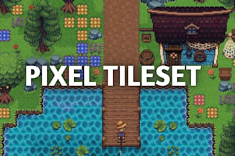 create pixel art tileset, tilemap and game assets for you