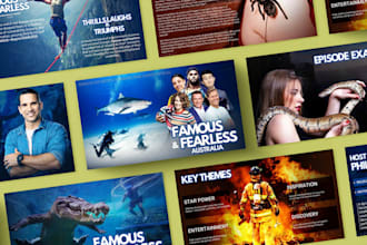 design film pitch deck, documentary, TV web series, show and podcast pitch deck