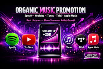 itunes music promotion spotify music promotion apple music youtube music tidal