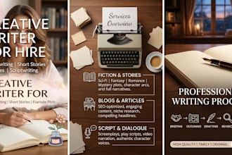 write engaging short stories and creative fiction