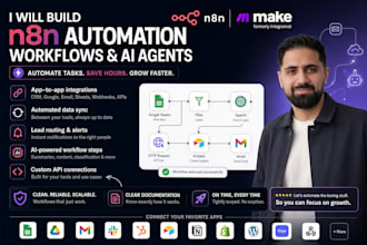 build n8n automation workflows and ai agents
