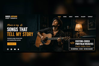 build a custom coded portfolio website