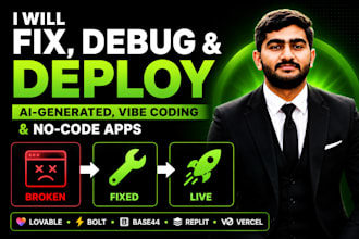 fix debug and deploy your ai app no code app or lovable app