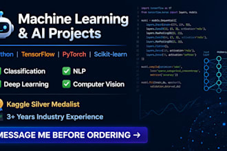 do your machine learning, deep learning, and ai projects in python
