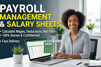 do payroll management and automated created salary sheet