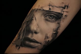 create unique customized realism tattoo design
