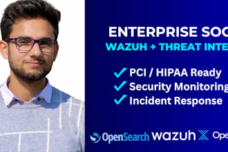deploy wazuh siem, opensearch and opencti threat intelligence