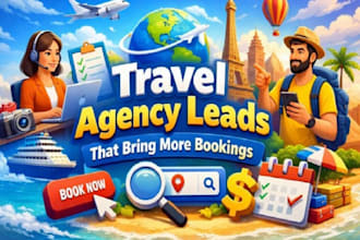 generate high quality travel agency leads and travel booking leads