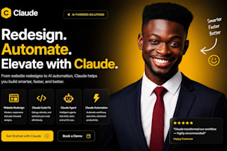 claude website redesign claude agent claude code fix claude automation claude ai