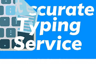 do fast and accurate typing, retype scanned PDF or handwritten notes into msword