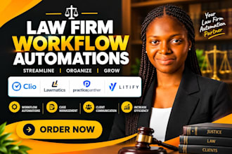 clio lawmatics practicepanther litify website workflow automations for law firms