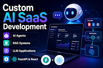 develop custom ai saas, ai agents, and web applications