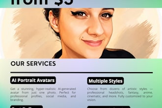 create professional ai avatar and digital portraits