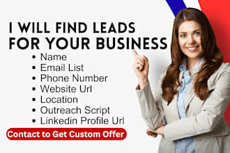 build lead list for you business email list building for you