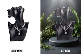professionally edit product photos for amazon, shopify
