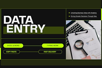 do professional data entry and fast typing work