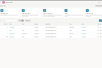 develop custom web applications in oracle apex