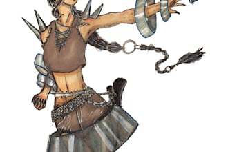 illustrations for character design