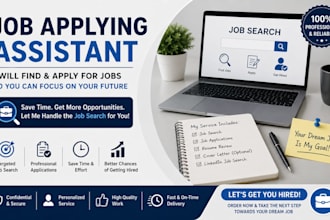 professionally apply for jobs and be your personal job search assistant