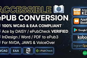 do indesign to epub conversion and create accessible epub