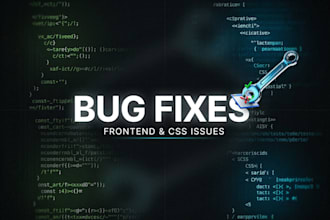 fix your website frontend bugs and css issues