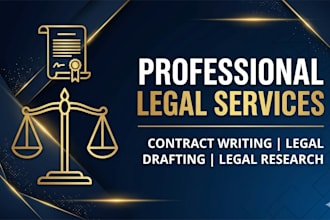 draft and review legal contracts and legal documents
