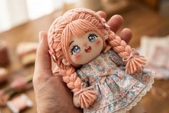 create premium handmade crochet character designs