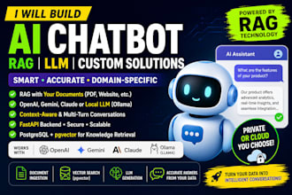 build powerful ai chatbots with rag and llms