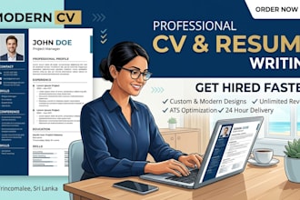 create a professional CV and resume for job applications
