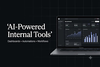 build custom ai tools, dashboards and web apps