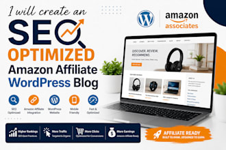 create SEO optimized amazon affiliate wordpress blog
