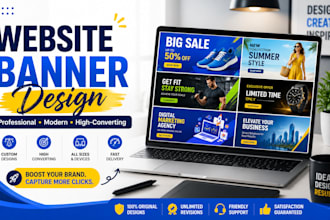 design ecommerce product banners for your store