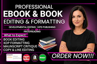 do book editing and formatting, developmental book editing, manuscript critique