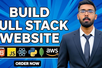 do website development as full stack web developer in react