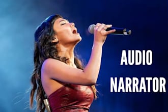 record a professional female audio book narration acx ready